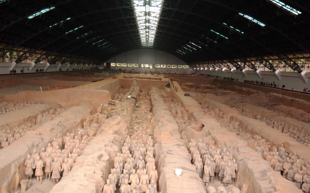 兵馬俑博物館1号坑