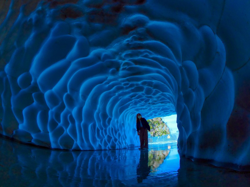 大観峰　雪之走廊